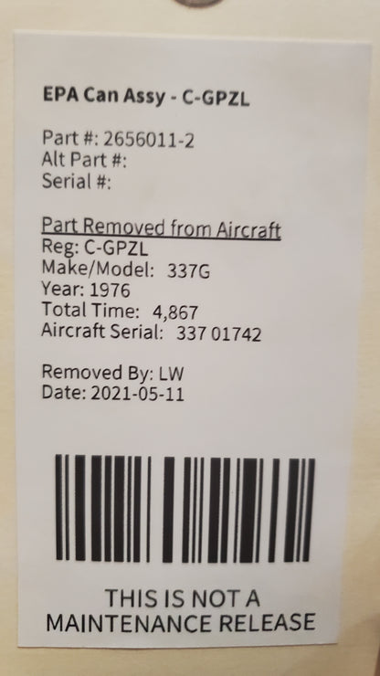 EPA Can Assy - C-GPZL