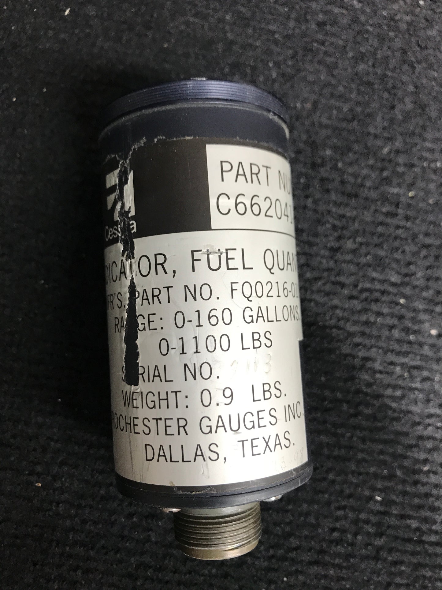 Fuel Quantity Indicator - Rochester - C-FSKF