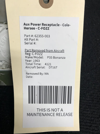 Aux Power Receptacle - Cole-Hersee - C-FOZZ