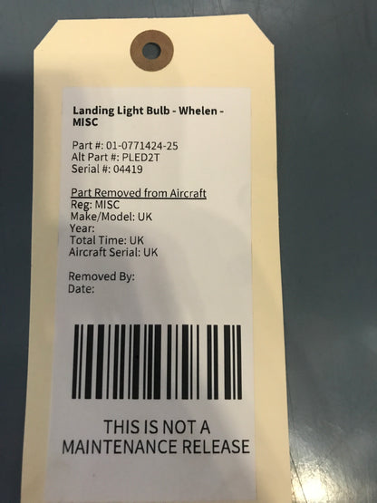 Landing Light Bulb - Whelen - MISC