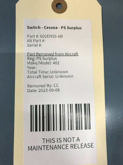 Switch - Cessna - PS Surplus