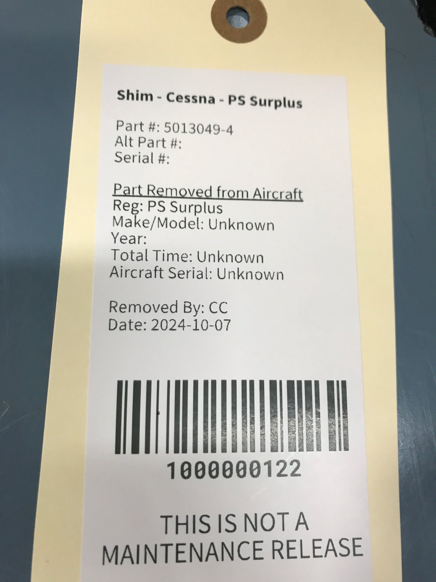 Shim - Cessna - PS Surplus