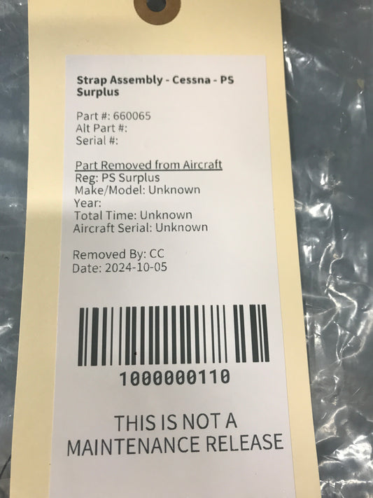 Strap Assembly - Cessna - PS Surplus