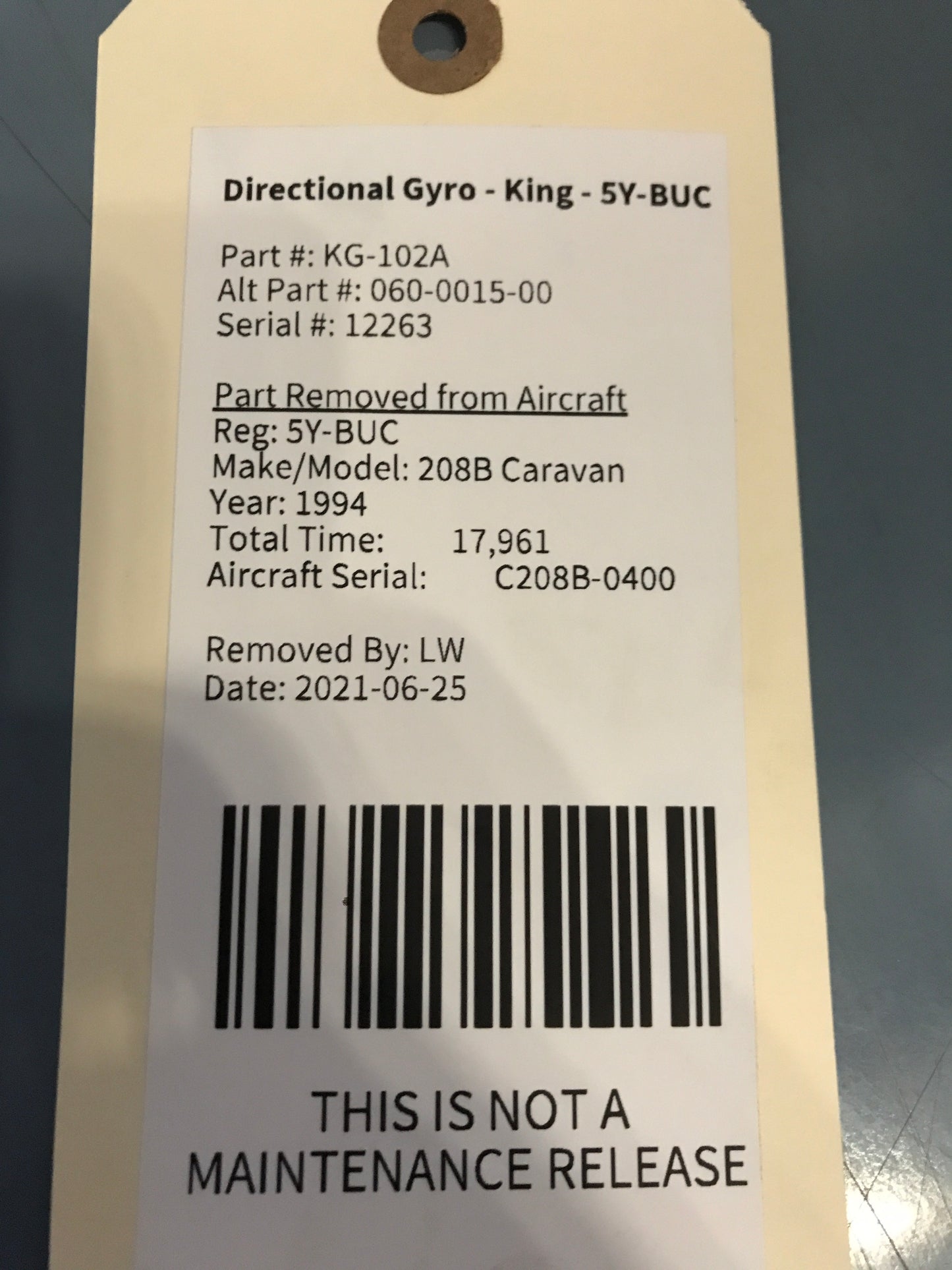 Directional Gyro - King - 5Y-BUC