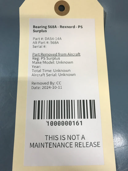 Bearing 568A - Rexnord - PS Surplus