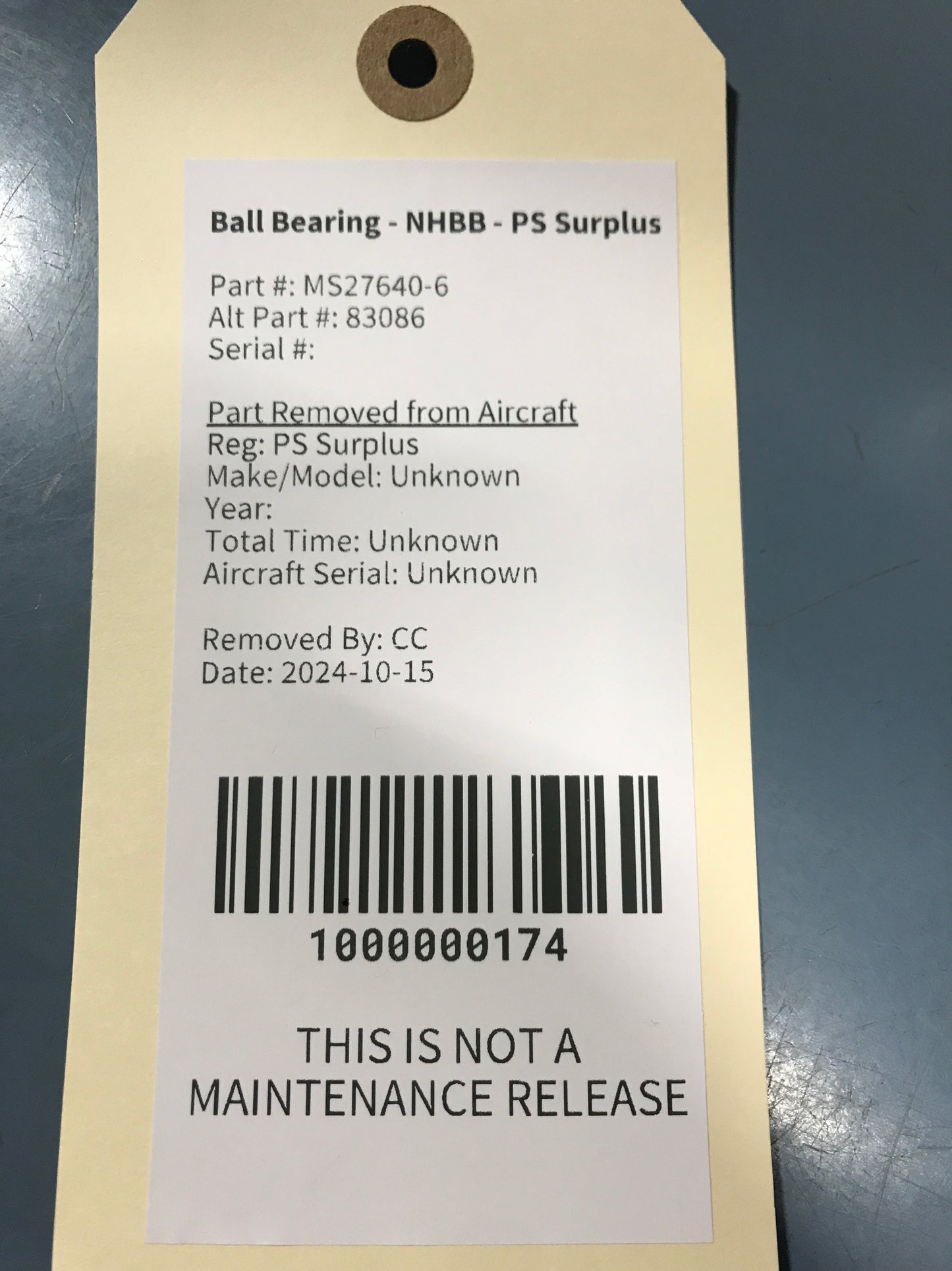 Ball Bearing - NHBB - PS Surplus