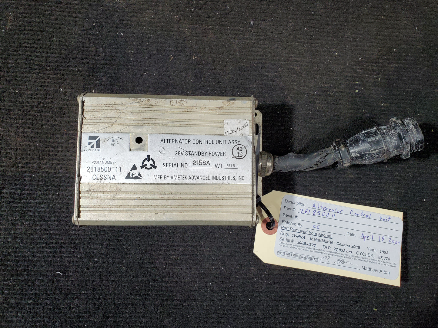 Alternator Control Unit Assy - 5Y-RNA (#2618500-11)