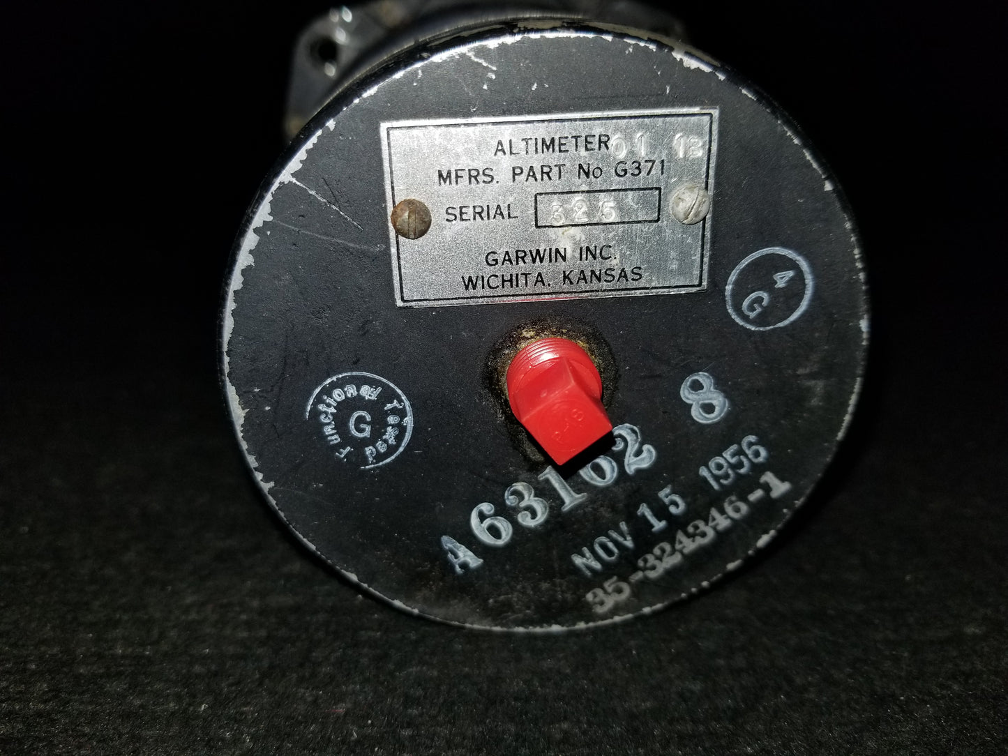 Altimeter - Garwin - CF-ZOS