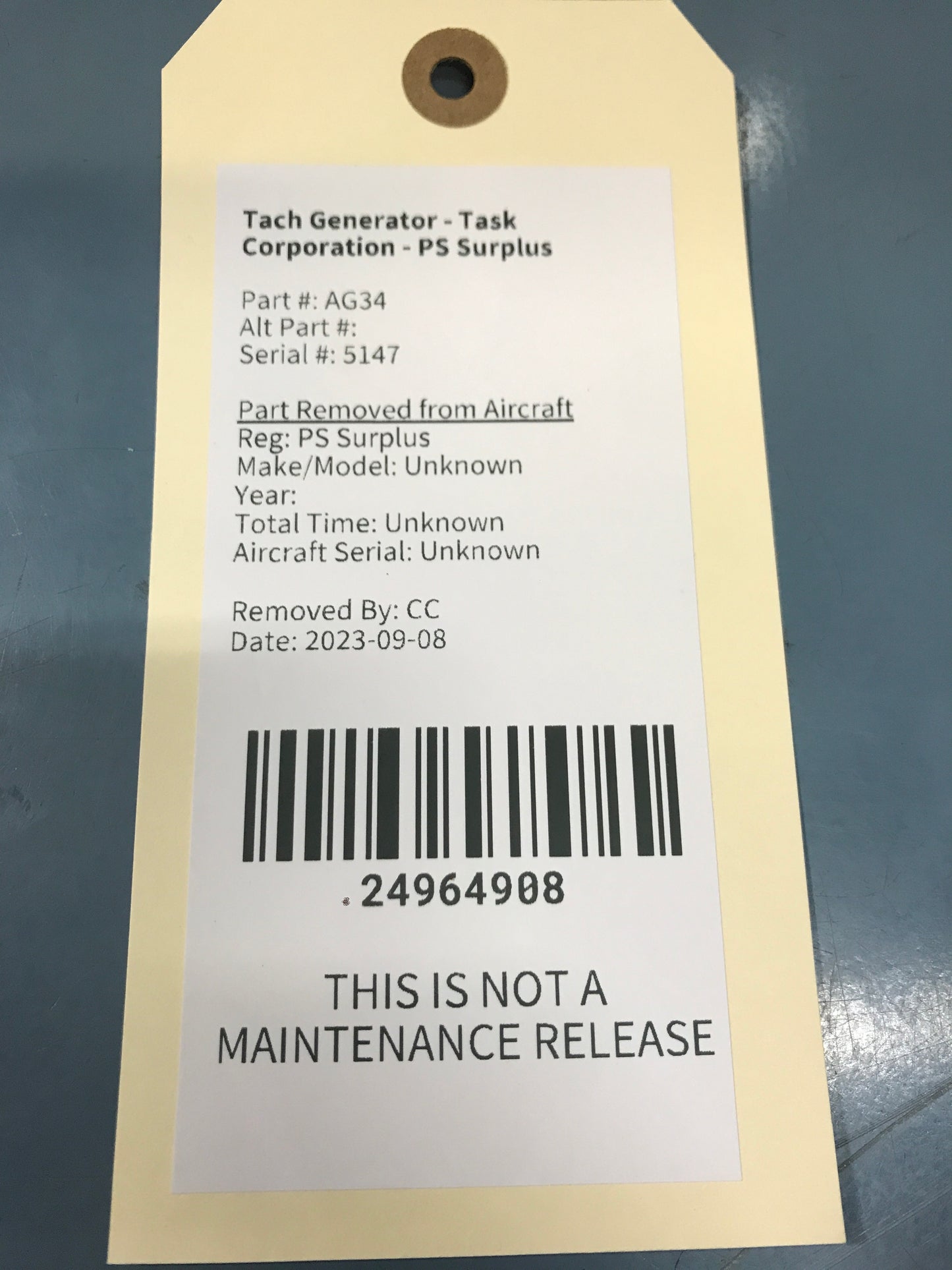 Tach Generator - Task Corporation - PS Surplus