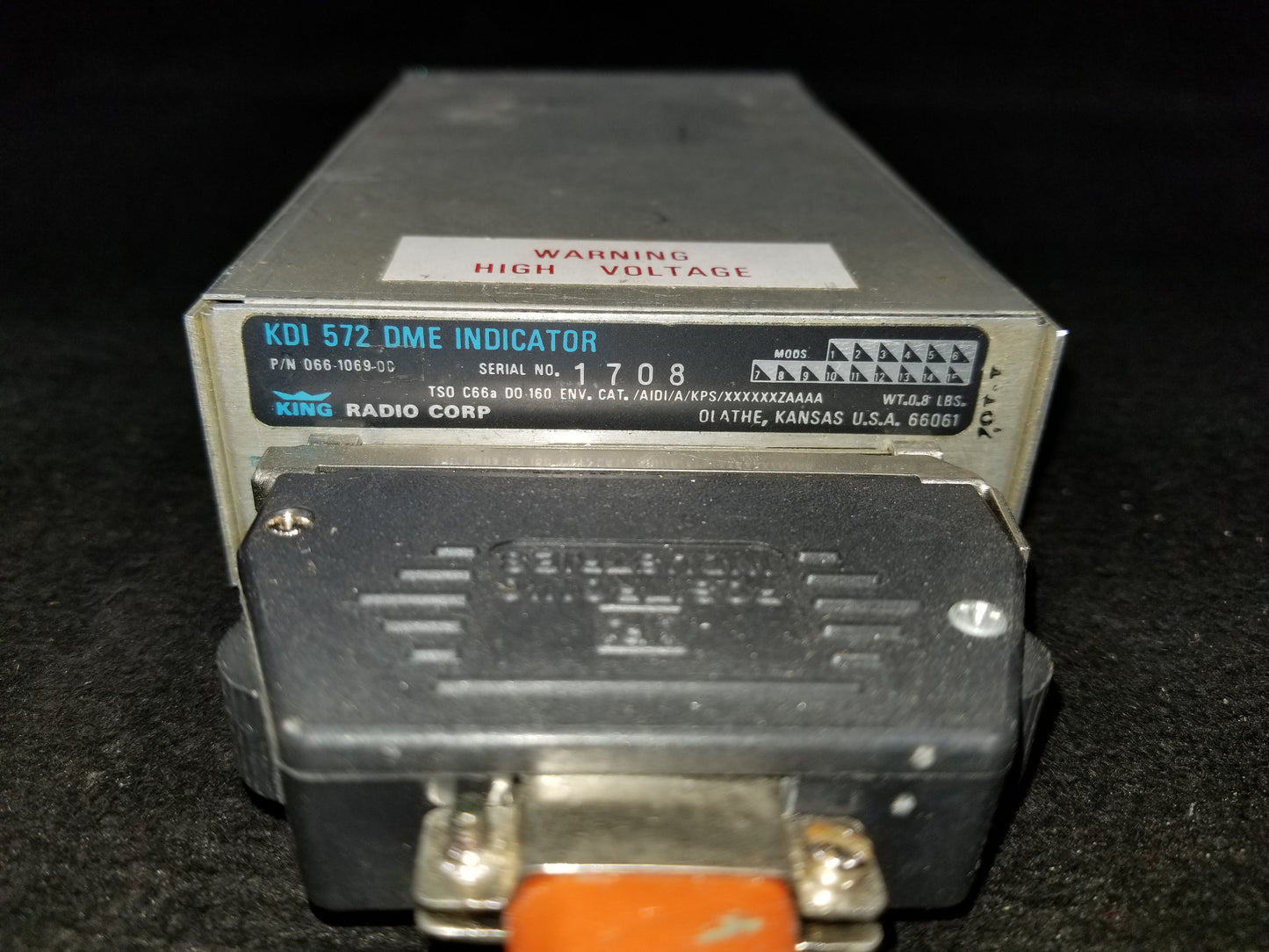 DME Indicator - King Radio - C-FINV