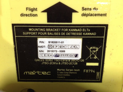 ELT Mounting Bracket - Martec - C-GHZN