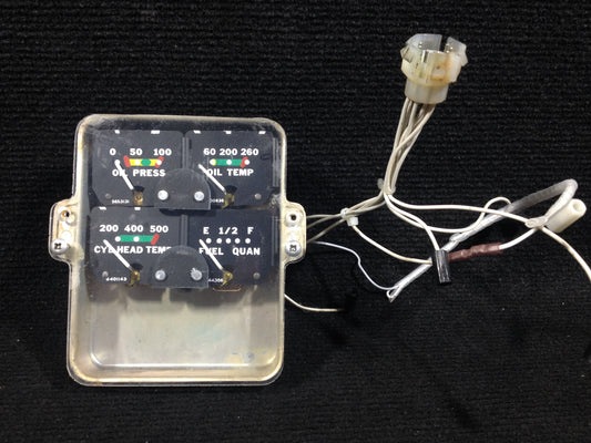 Engine Instrument Cluster - Piper - C-GHJG