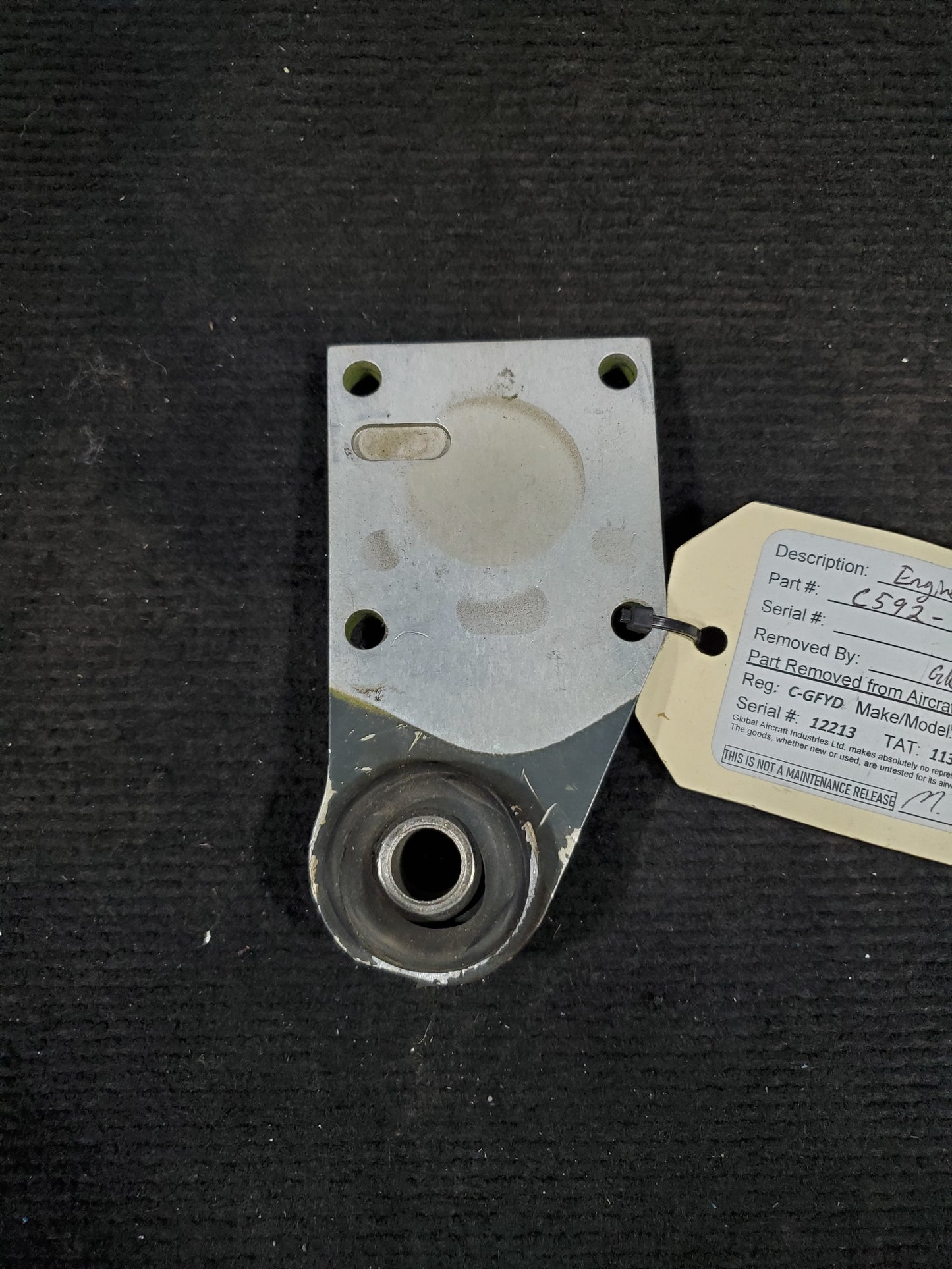 Engine Mount - Aft - Damaged, bad vibration isolator - C-GFYD (#C592-3)