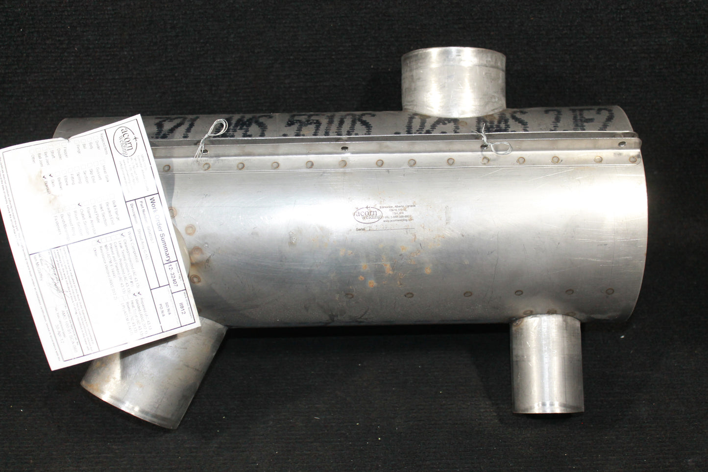 Exhaust Shroud Cessna 152 - Repaired - MISC (VFC) (#0454010-1) #3