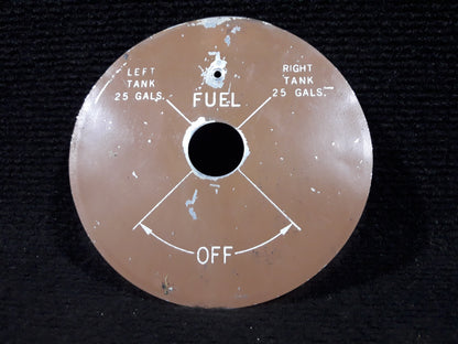 Fuel Selector Plate - C-FXXQ