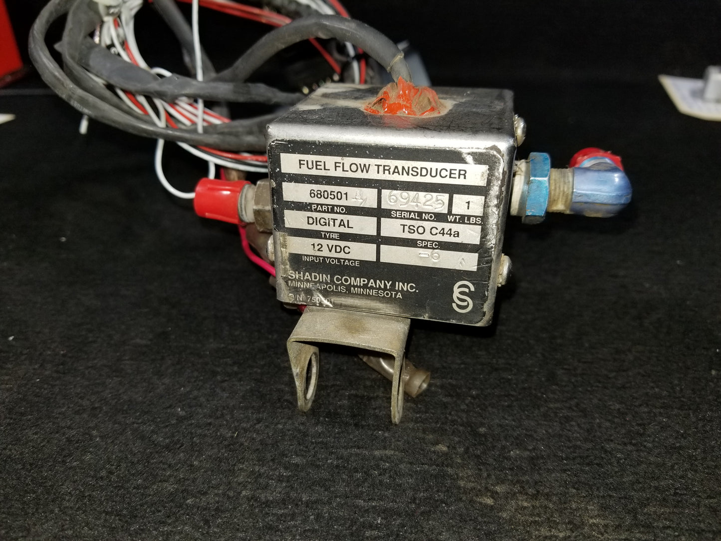 Fuel Flowmeter  & Transducer - Shadin - C-FINV