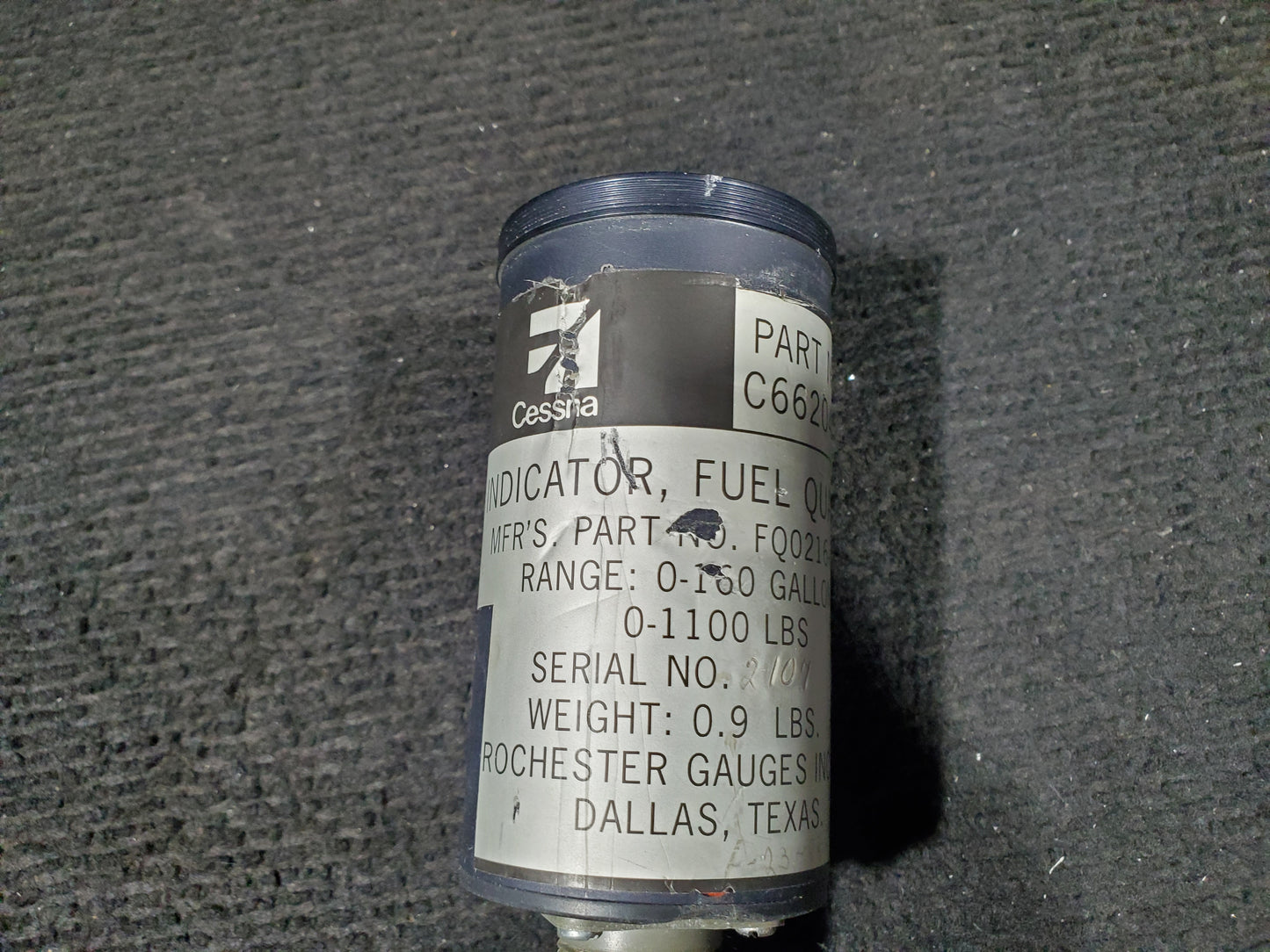 Fuel Quantity Indicator - Rochester - C-FSKF