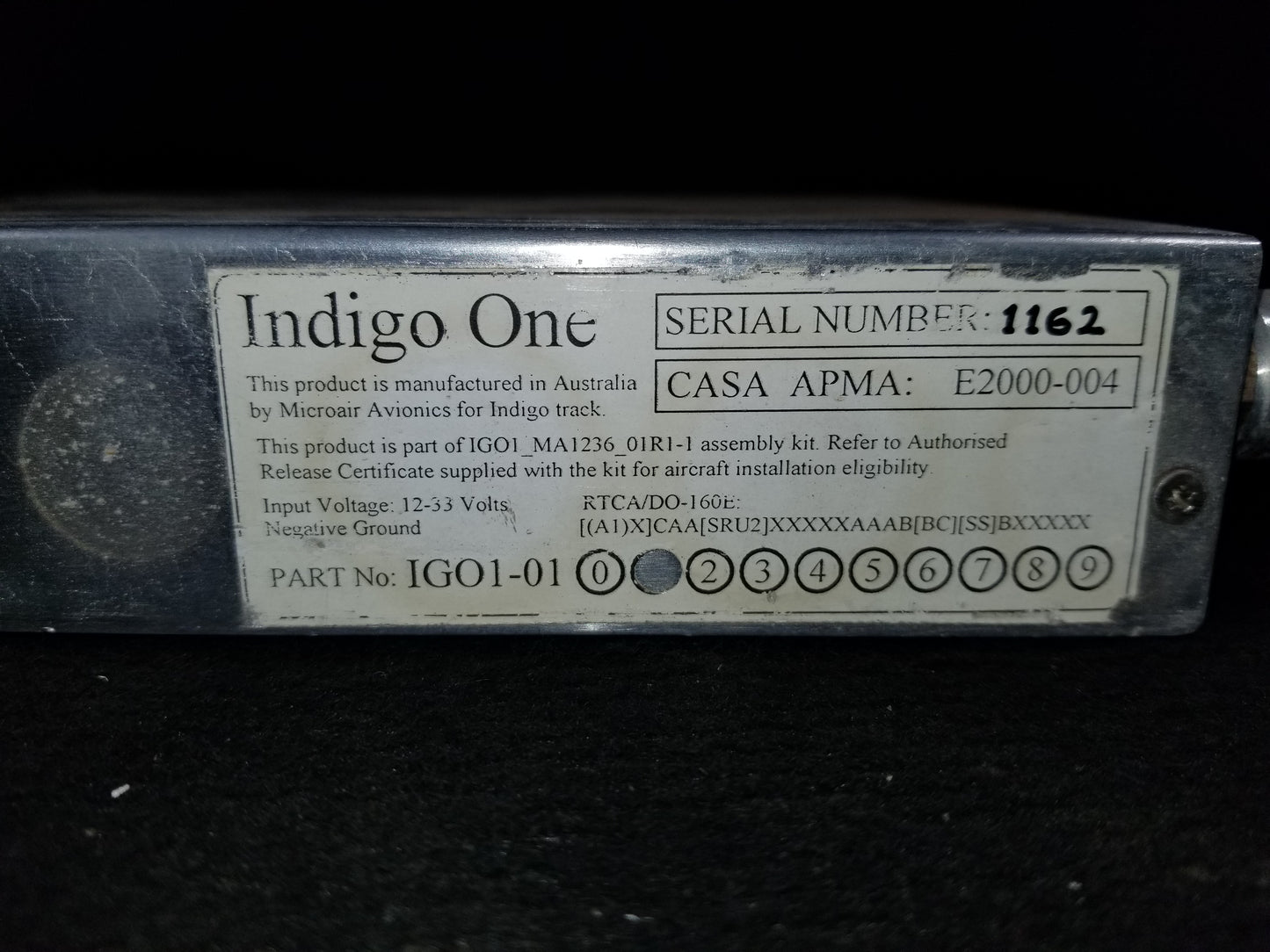 lndiGo One - Sat Tracking System - 5Y-BUC