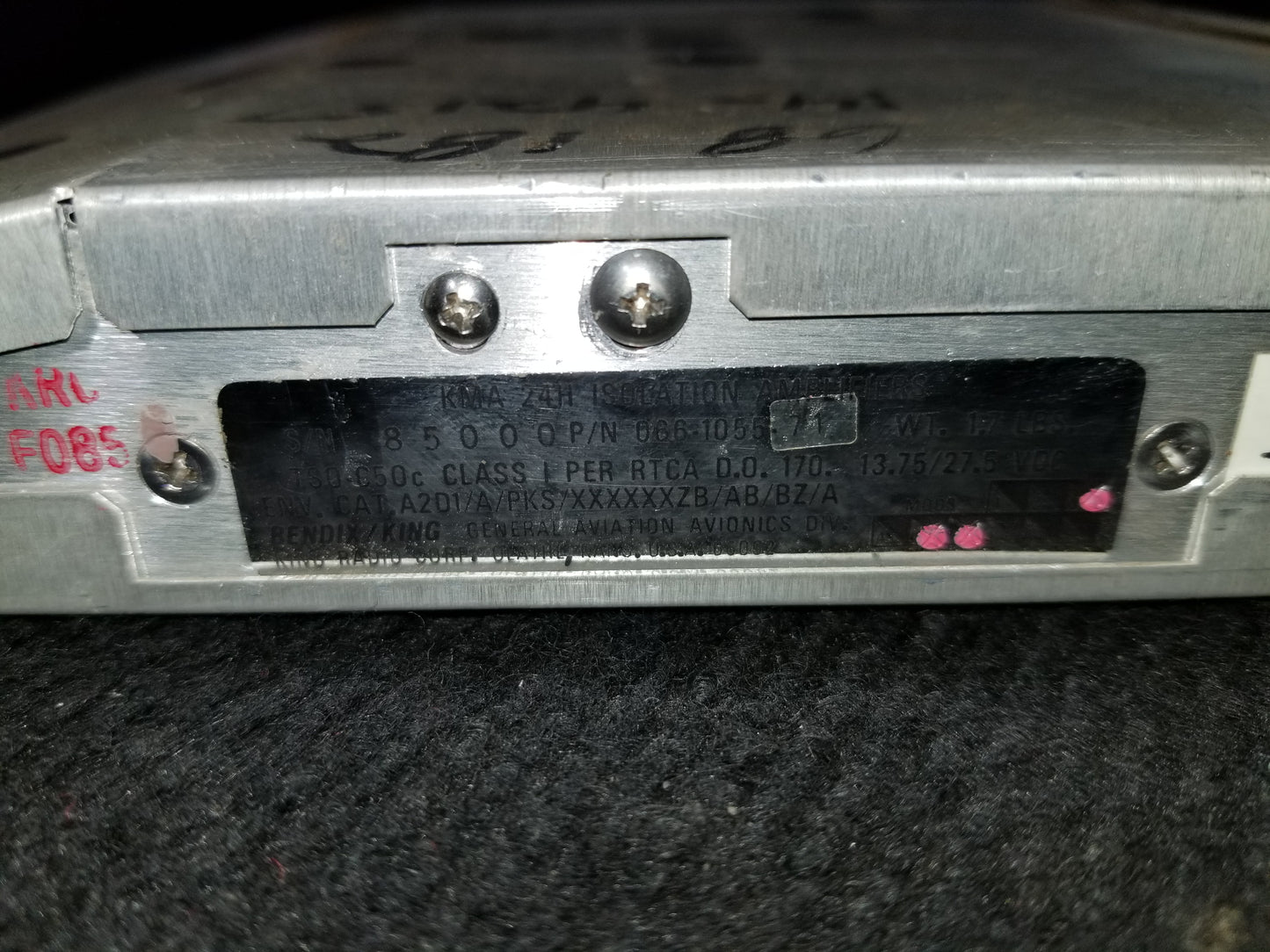 Audio Panel - Bendix/King - 5Y-BUC