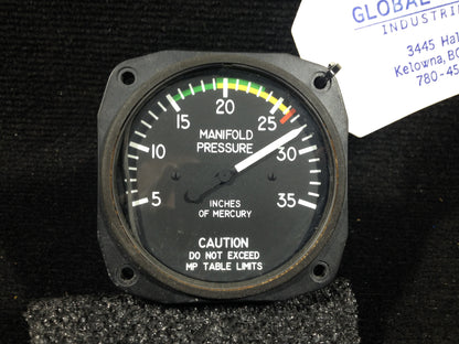 Manifold Pressure Gauge - United Instruments - C-GHZN