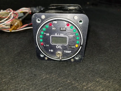 Oil Temp and Pressure Indicator - Electronics International - C-FINV