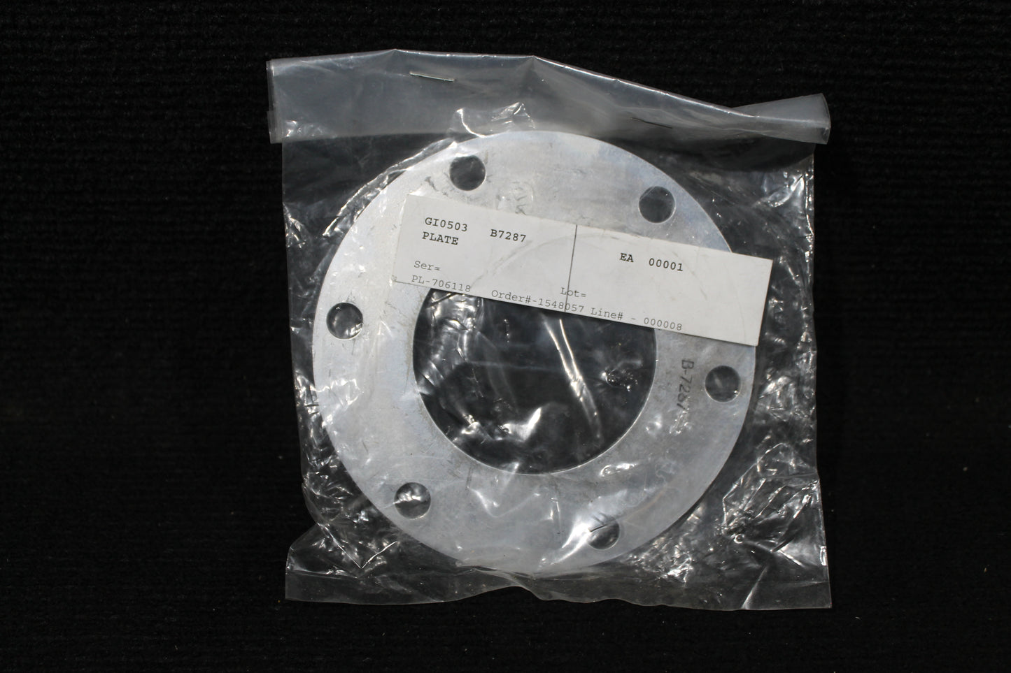 Spinner Bulkhead Plate - NEW - MISC (VFC) (#B-7287)