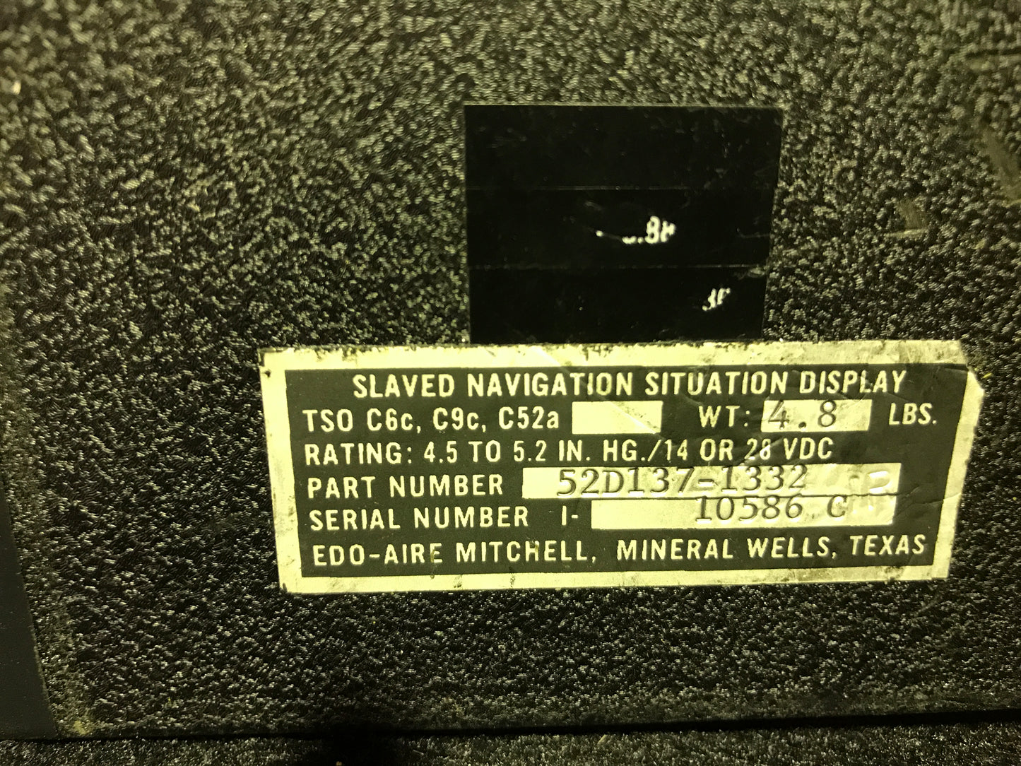 HSI - Slaved NAVIGATION SITUATION DISPLAY - Edo-Aire - C-FOZZ