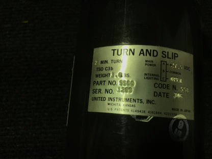 Turn and Slip - United Instruments - C-GJHB (#9560)