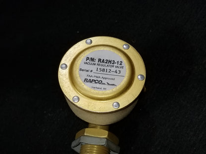 Vacuum Regulator Valve - Rapco - C-FKXV