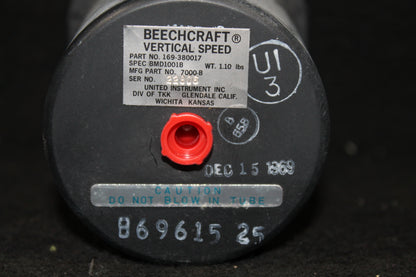 Vertical Speed Indicator - United Instruments - C-FBPO