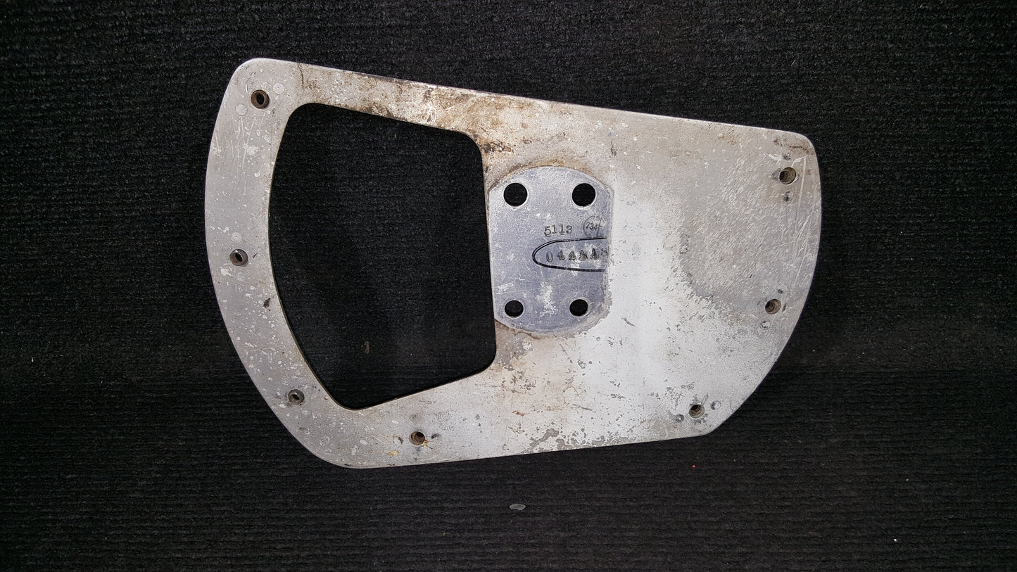 Wheel Fairing Mount Plate LH - CF-UPF (#0441187-1)