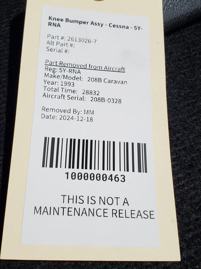 Knee Bumper Assy - Cessna - 5Y-RNA