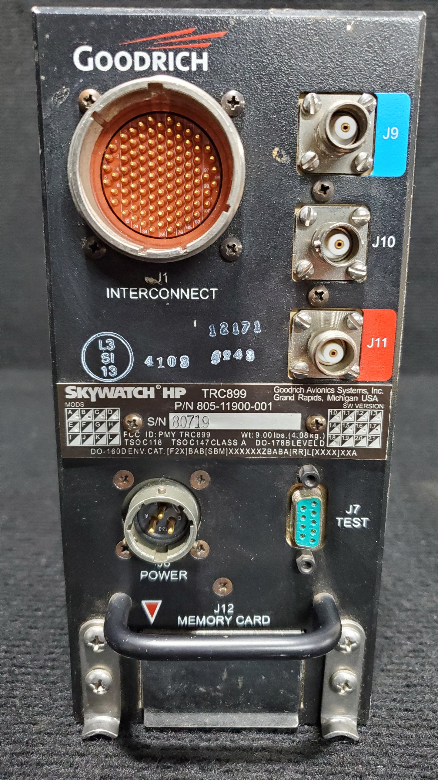 Skywatch HP TRC899 - Goodrich Avionics - 5H-TAZ