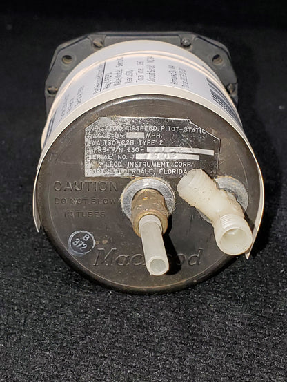 Airspeed Indicator - McLeod Instrument Corp - C-FBPO