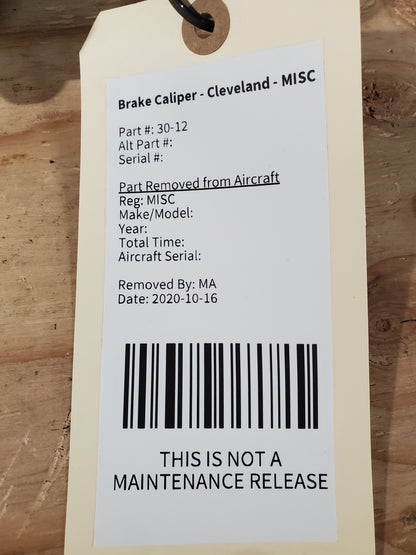 Brake Caliper - Cleveland - MISC