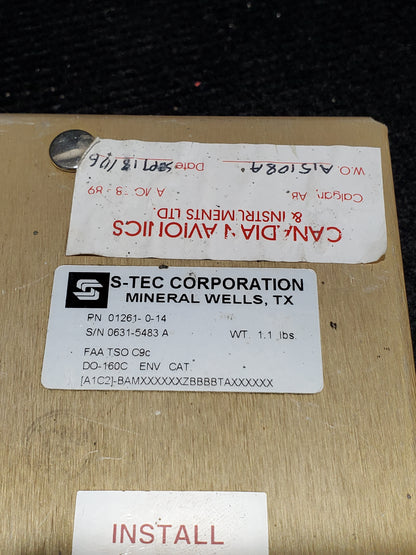 Pitch Computer S-TEC 30 - MISC