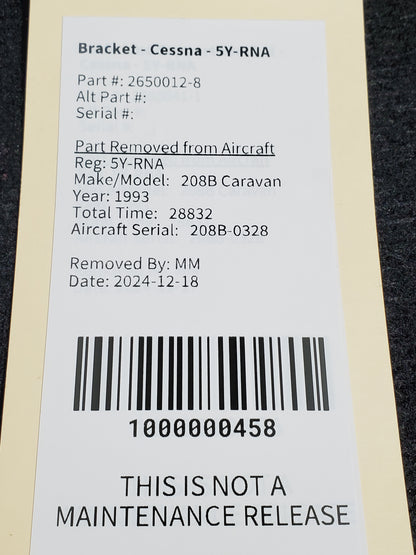 Bracket - Cessna - 5Y-RNA