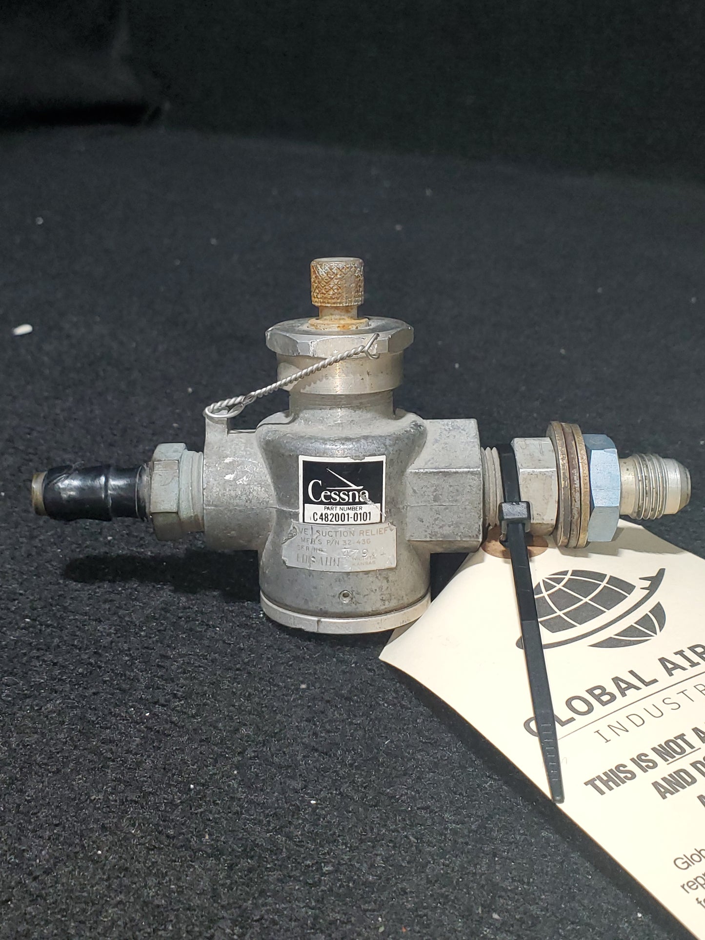 Valve Suction Relief - Cessna