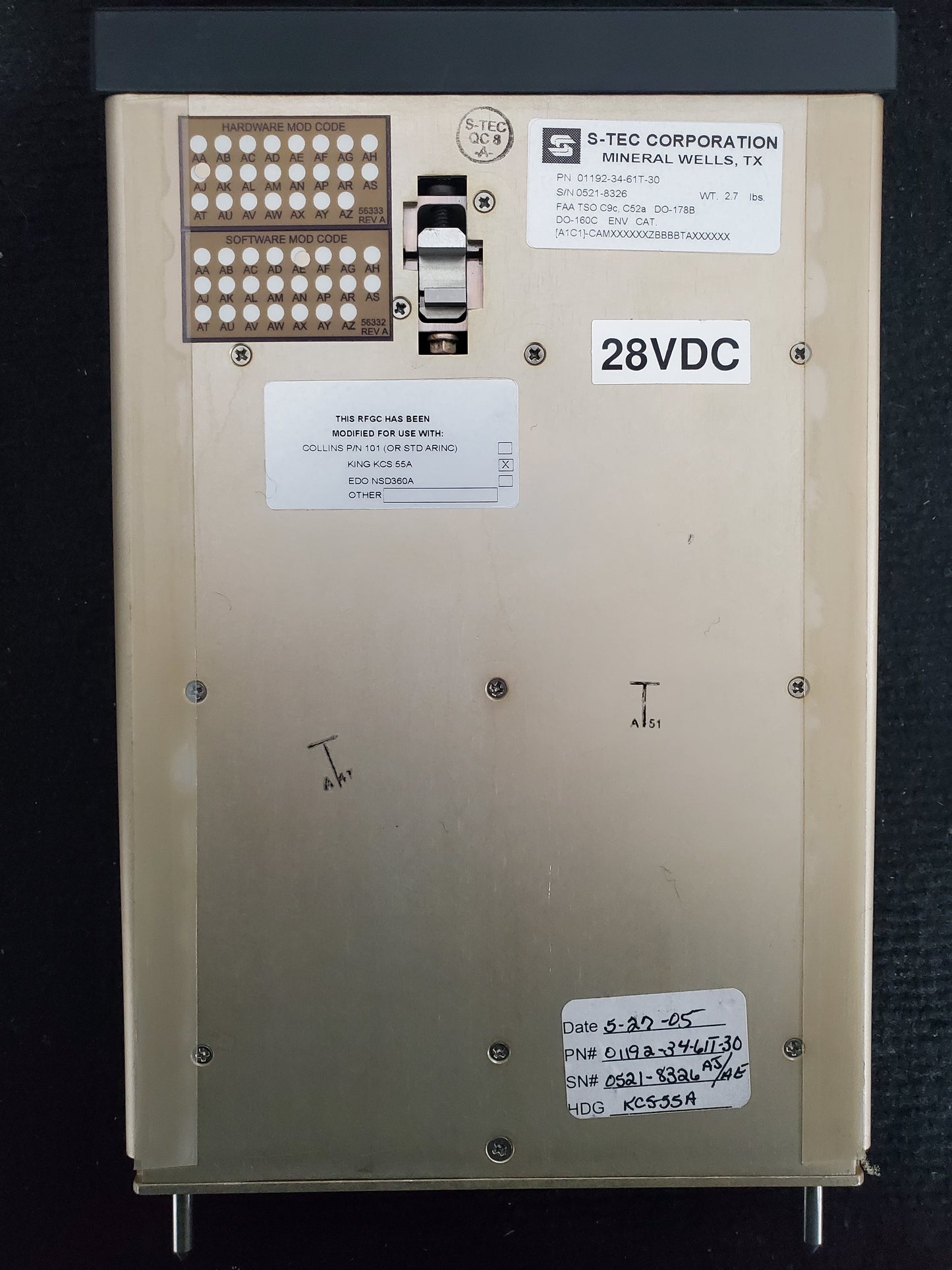 Horizon Reference Indicator - Cirrus - Goodrich - C-GDJL